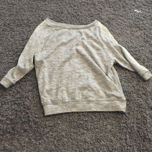 A grey shirt from aerie