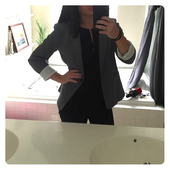 Express grey blazer