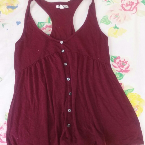 Red American Eagle Tank Top