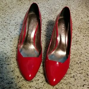 Aldo red heels