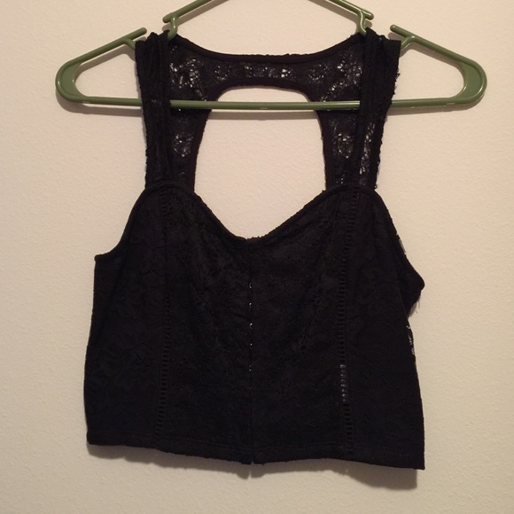 Lace crop top