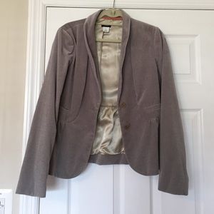 J Crew velvet blazer