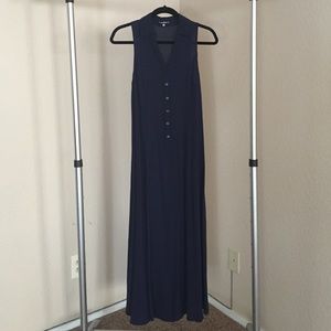Navy Blue Maxi Dress