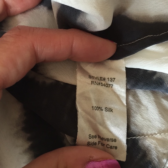 CAbi tunic silk cocoon top - Picture 3 of 3