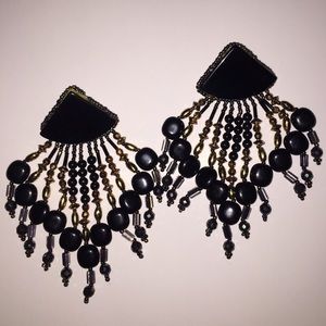 Vintage Beaded Fashion Earrings