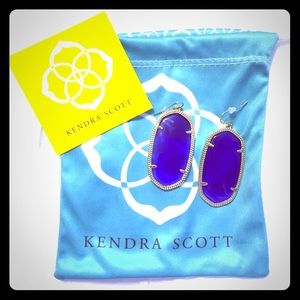 Kendra Scott Danielle Cobalt Earrings