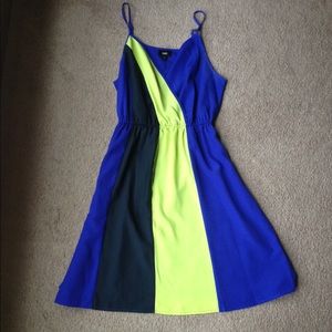 Color block summer dress