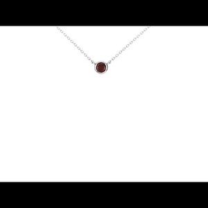 Garnet necklace & earrings set