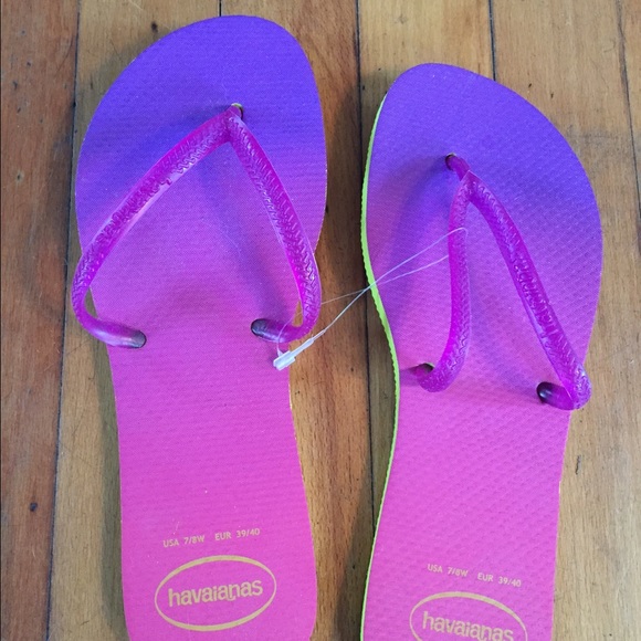 Blue and Purple Havaianas