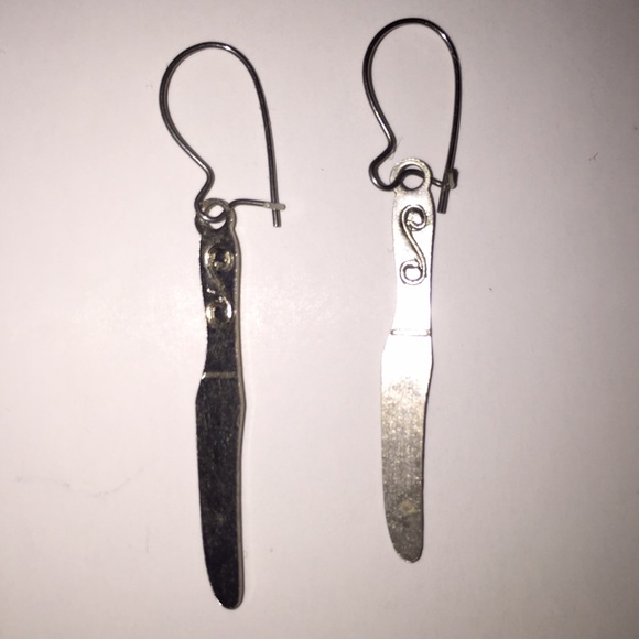 Knife Earrings