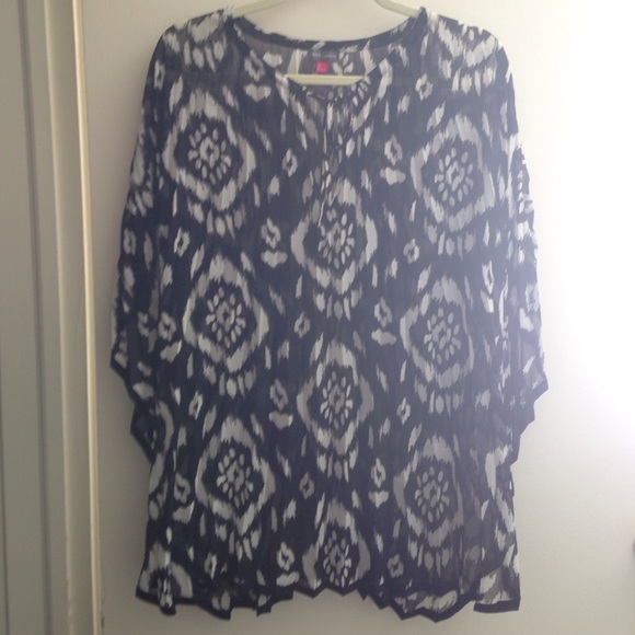 Vince Camuto poncho blouse