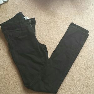 Black denim jeans