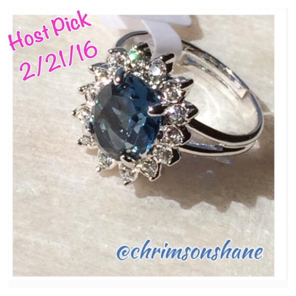 🎉 Host Pick🆕 Blue Sapphire Ring Nickel/Lead Free