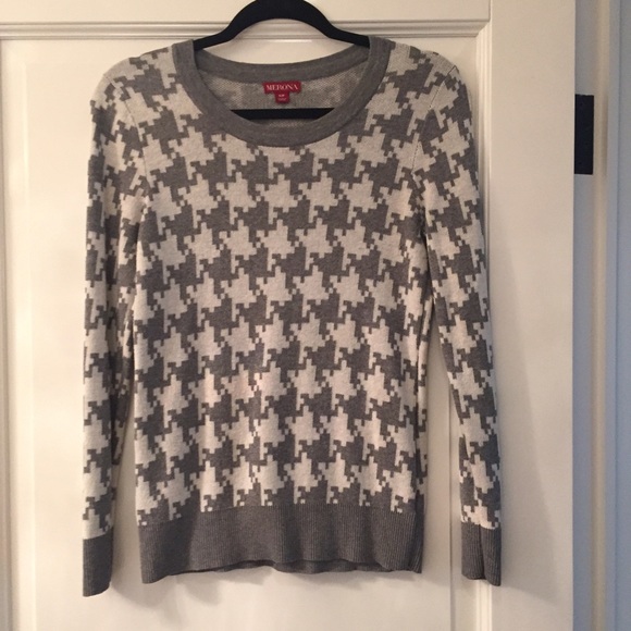Grey and white Sweater