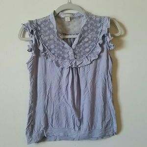 Gray w/lace top