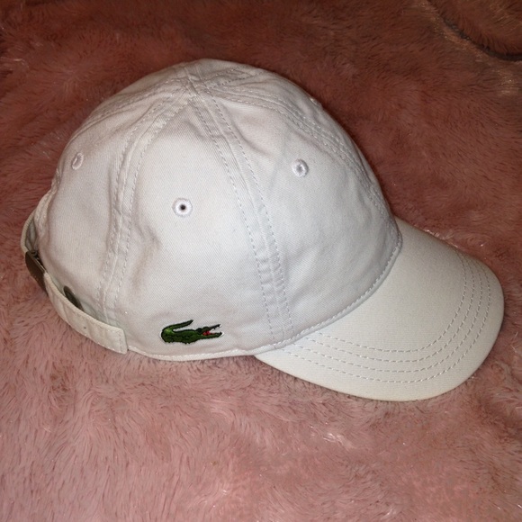 Lacoste Accessories - LACOSTE WHITE CAP