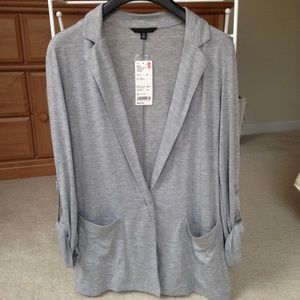 -SOLD- NWT Uniqlo Gray Cardigan Lightweight Blazer