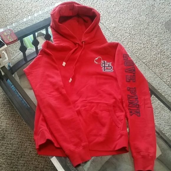 Victoria's Secret MLB STL pullover hoodie.