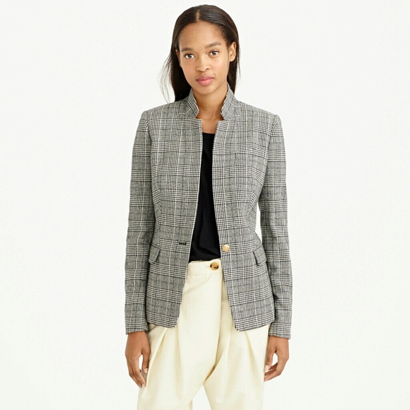 J.Crew Regent Blazer in Glen Plaid
