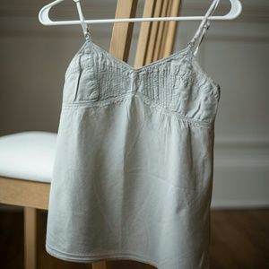 Linen gray Old Navy string top with