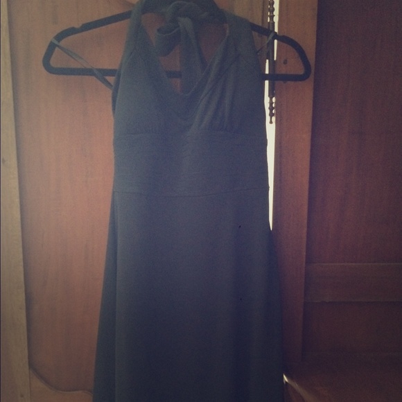 Black Banana Republic Halter Dress