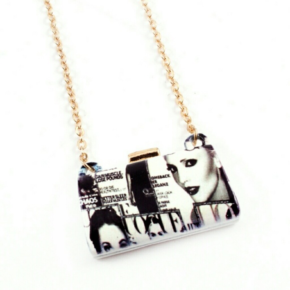 Dazzle Her Now Jewelry - Magazine Clutch Purse Necklace