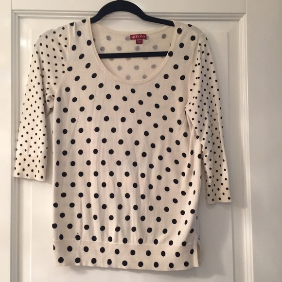 Polka dot sweater