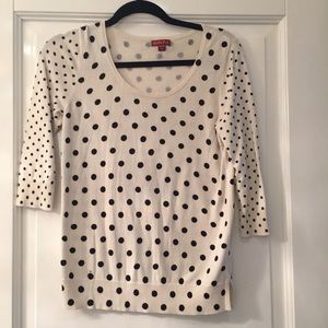 Polka dot sweater