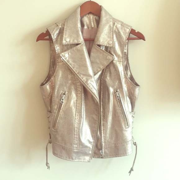 free people rose gold vest 💫