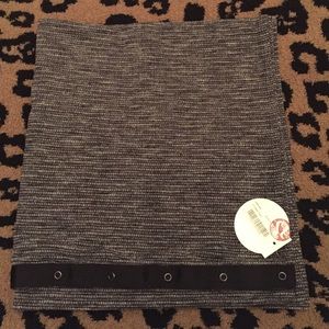 NWT Lululemon vinyasa scarf coco pique black rulu