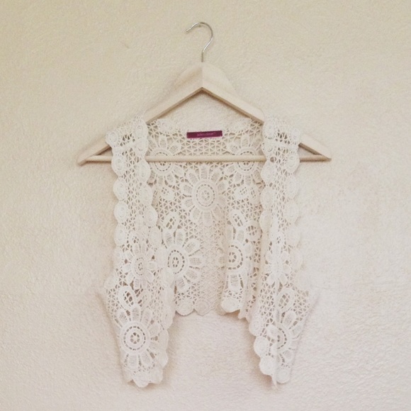 Bohemian crochet vest
