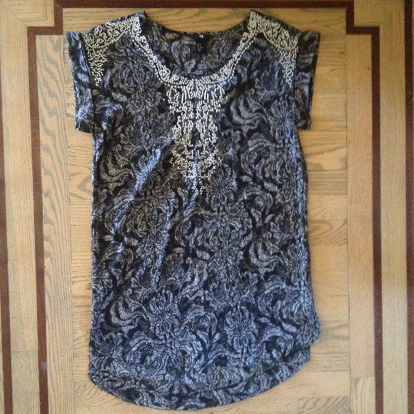 H&M Black & White Floral Dress