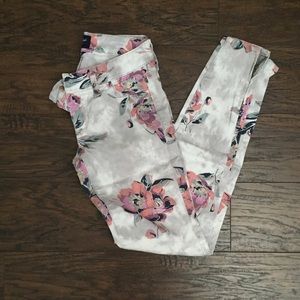 Floral American Eagle pants
