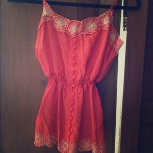 Cute floral summer blouse