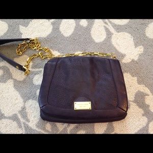 Purple cross body bag