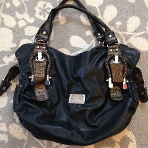 Black handbag