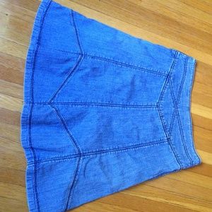 Anthropology "Cidra" denim skirt, size 4
