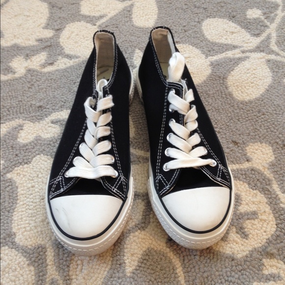 Black sneakers