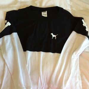 VS PINK pink nation long sleeve tee