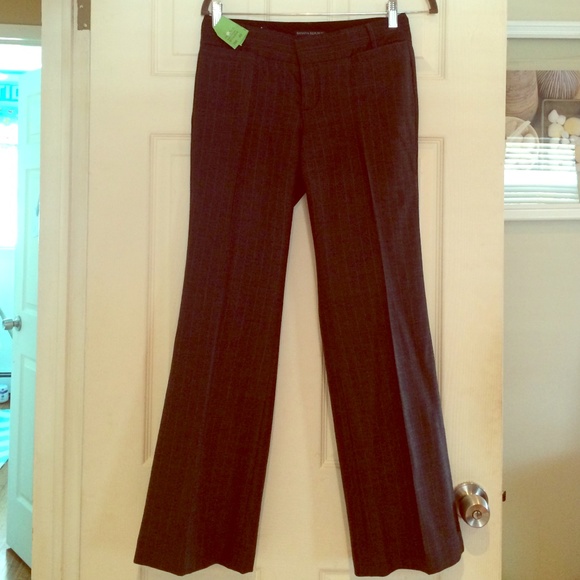 Banana Republic Gray Pinstripe Pants