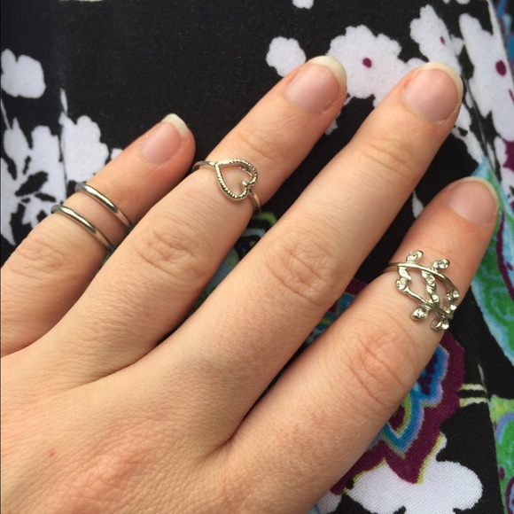 🎀PM Editor Share🎀 TRENDY Gold/silver midi rings - Picture 4 of 4