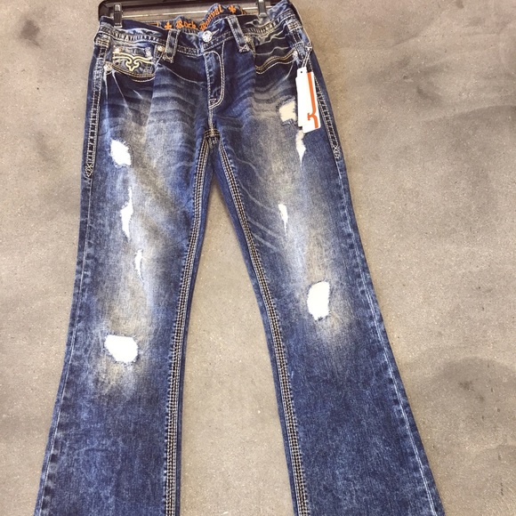 Rock Revival Distressed Jeans