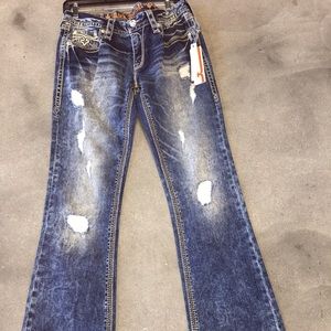 Rock Revival Distressed Jeans