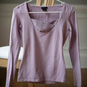 Lavender long sleeve Victoria's Secret top