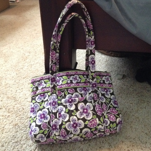 Purple and Brown Vera Bradley Handbag!