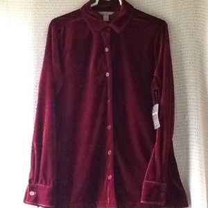 Red velvet new with tag top