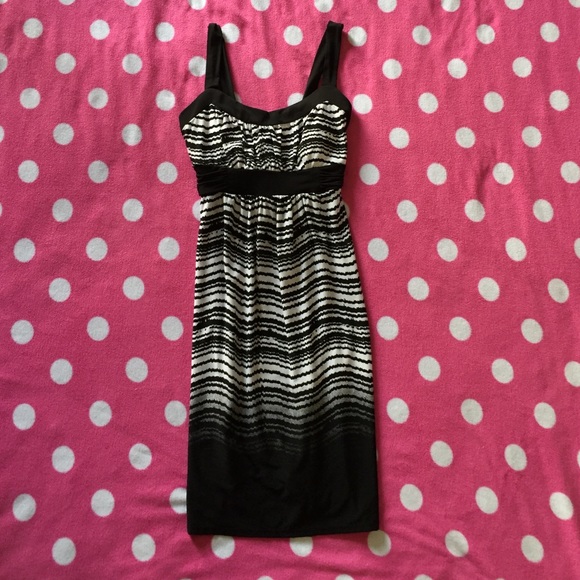 Black and white dress