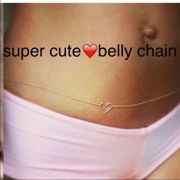 Gold tone Super cute ❤️ belly chain