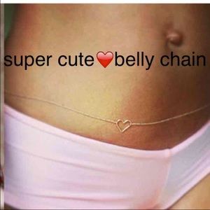 Gold tone Super cute ❤️ belly chain
