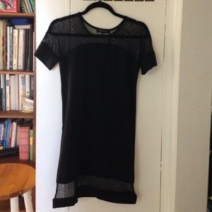 Mesh t shirt dress